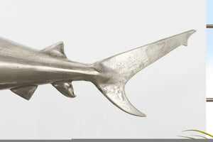 HAI Silver Aluminum Shark Decoration