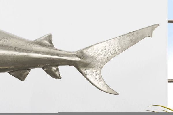 HAI Silver Aluminum Shark Decoration