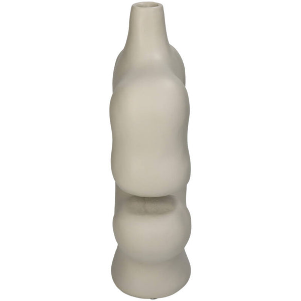 Beige Vase Polyresin