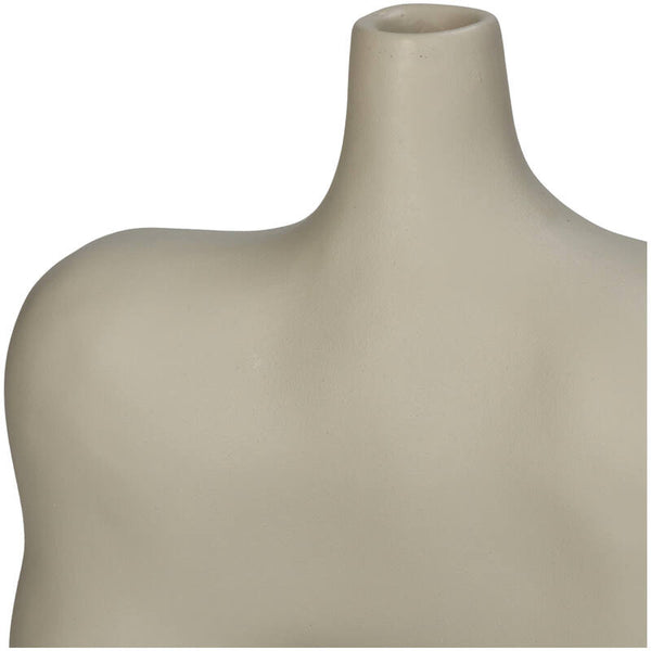 Beige Vase Polyresin