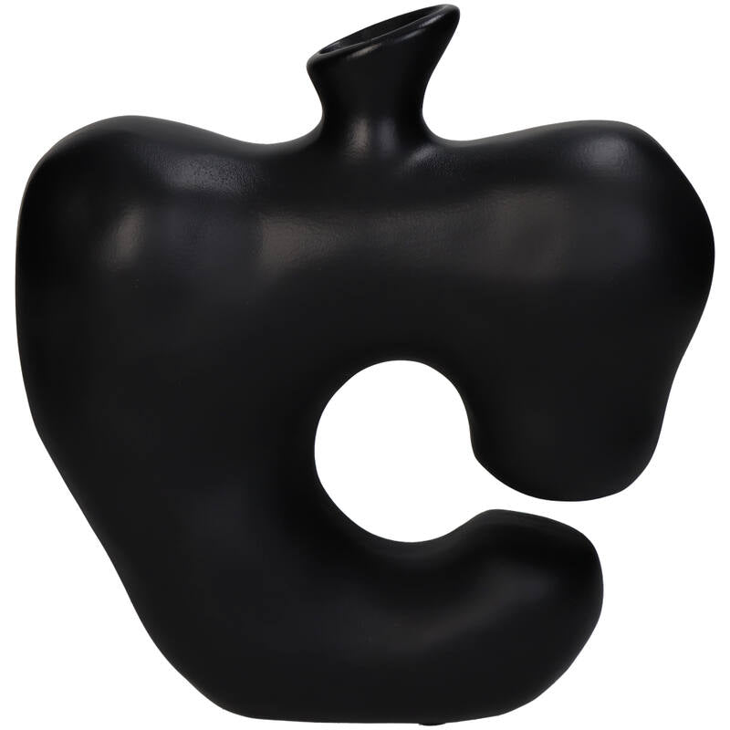 Black Vase Polyresin