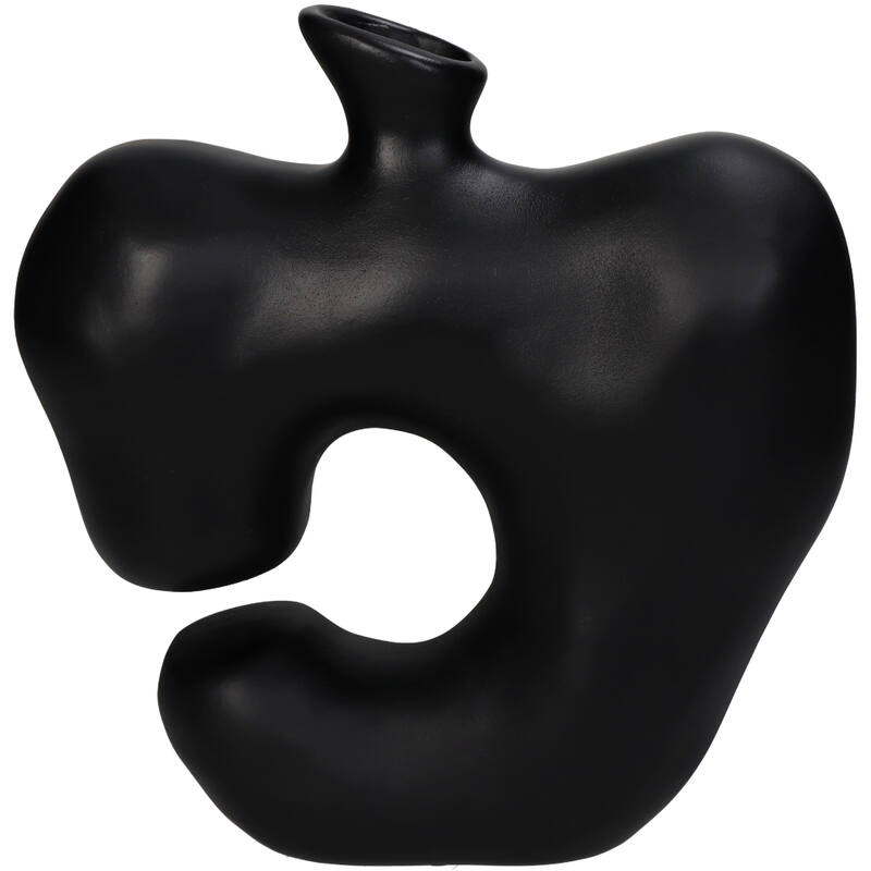 Black Vase Polyresin