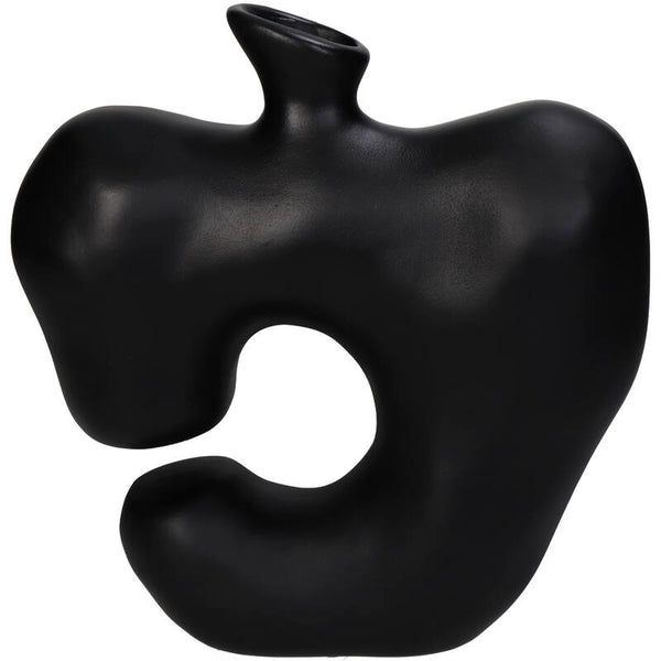 Black Vase Polyresin