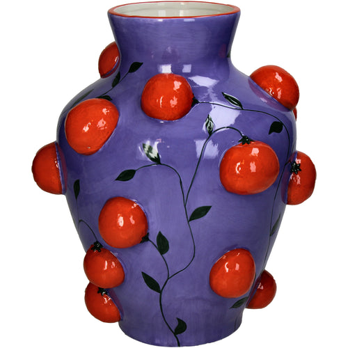 Orange Ceramic Vase