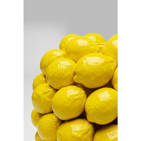 Lemon Juice Yellow Porcelain Vase 40×28×28 cm