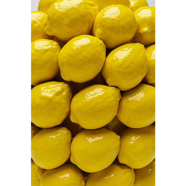 Lemon Juice Yellow Porcelain Vase 40×28×28 cm