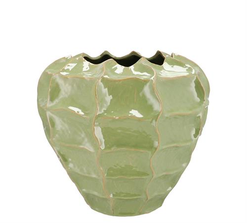 Lima pistache vase carve