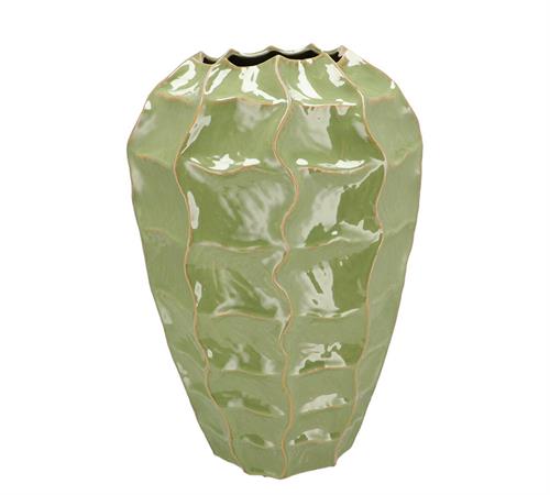 Lima pistache vase carve