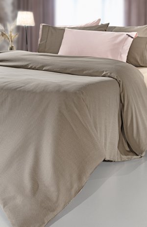 Minimal Wenge Cotton Satin Fitted Sheet - Guy Laroche