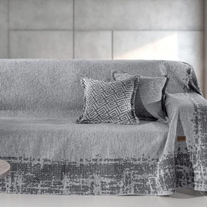 Omnia Silver Sofa Throw - Guy Laroche Paris