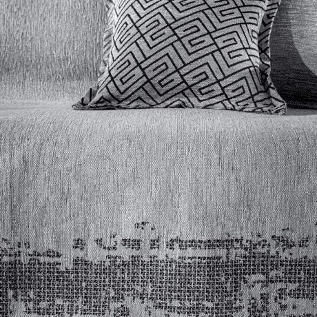 Omnia Silver Sofa Throw - Guy Laroche Paris