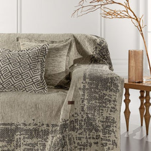 Omnia Taupe  Sofa Throw – Guy Laroche Paris