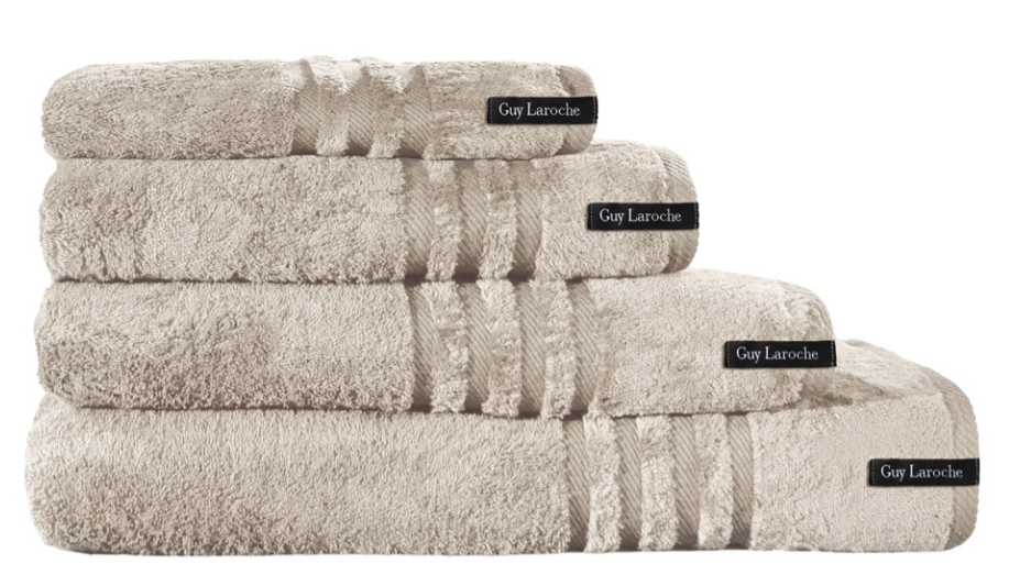 Guy Laroche Bathroom Towels Natural 90x150