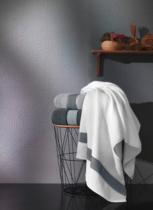 Guy Laroche Bathroom Towels Arten Anthracite 70x140