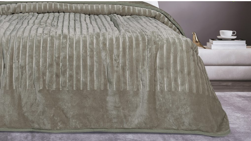 DAS HOME Velour Blanket – Double Size