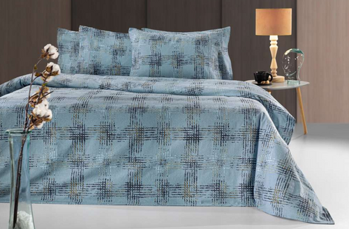 3-Piece Mezzo Raf Flannel Duvet Cover Set