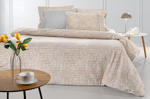 4-Piece Beaver Almond Flannel Fitted Sheet Set