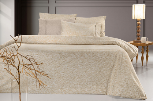 Mira Mocca Flannel 4-Piece Fitted Sheet Set