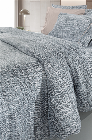 4-Piece Beaver Titanium Flannel Fitted Sheet Set