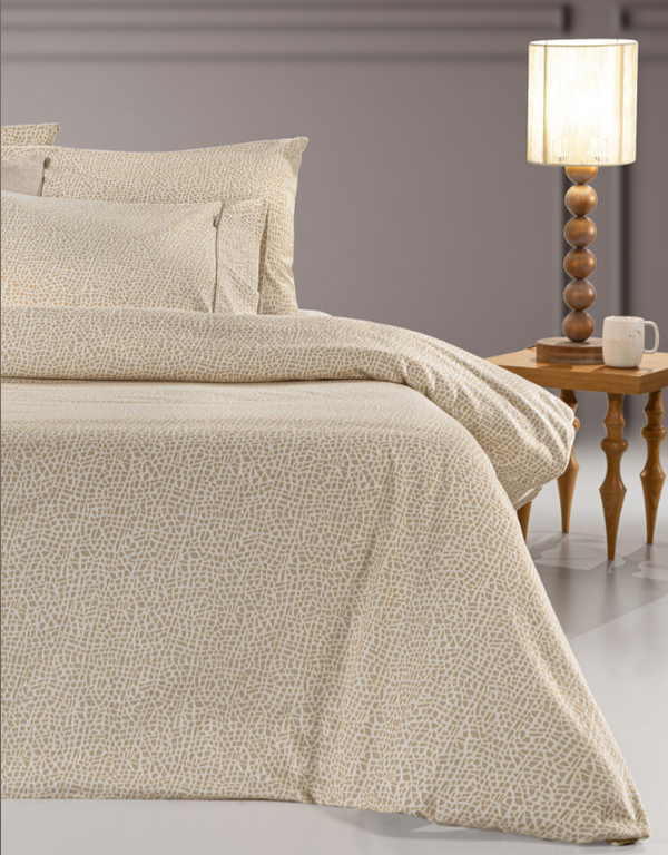 Mira Mocca Flannel 4-Piece Fitted Sheet Set