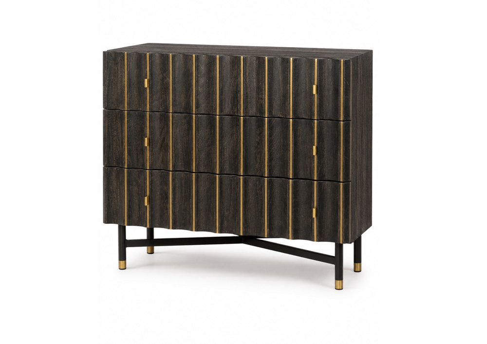 Black & Gold Sideboard