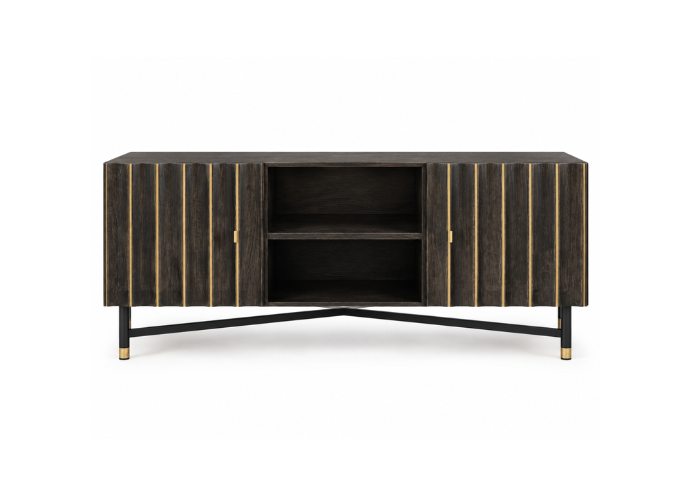 Black & Gold Sideboard