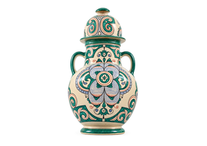 Decorative Hand-Painted Ceramic Vase