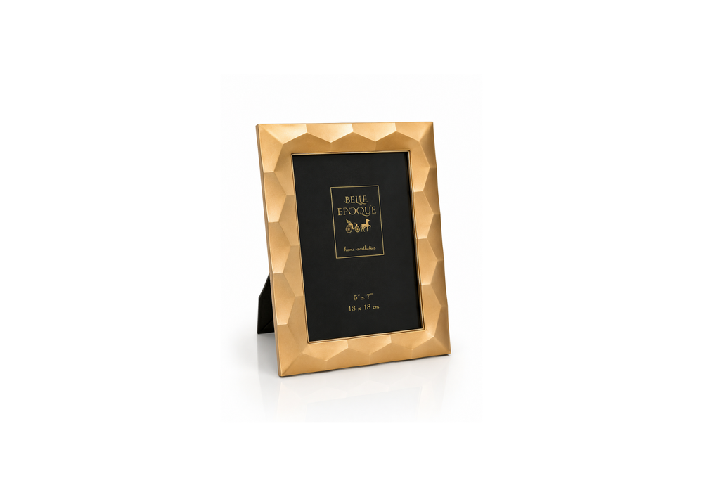 Luxury Gold Geometric Photo Frame