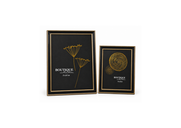 Black and Gold Boutique Frames