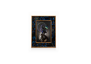 Ornate Frame with Iridescent Portrait