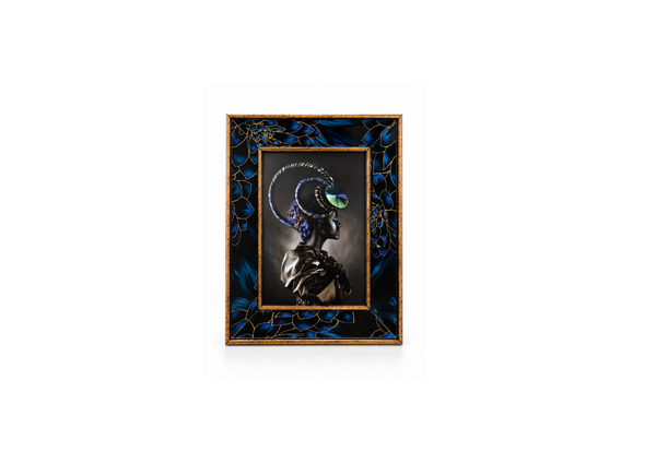 Ornate Frame with Iridescent Portrait