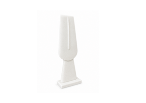 Minimalist White Abstract Figure Sculpture