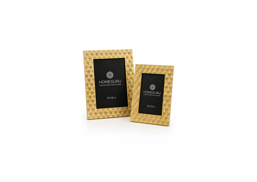Gold Geometric Frames with Homeguru Inserts