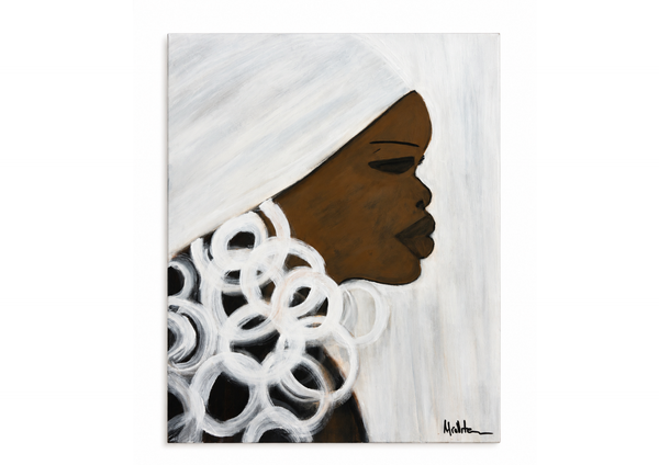 Minimalist Profile with White Adornments