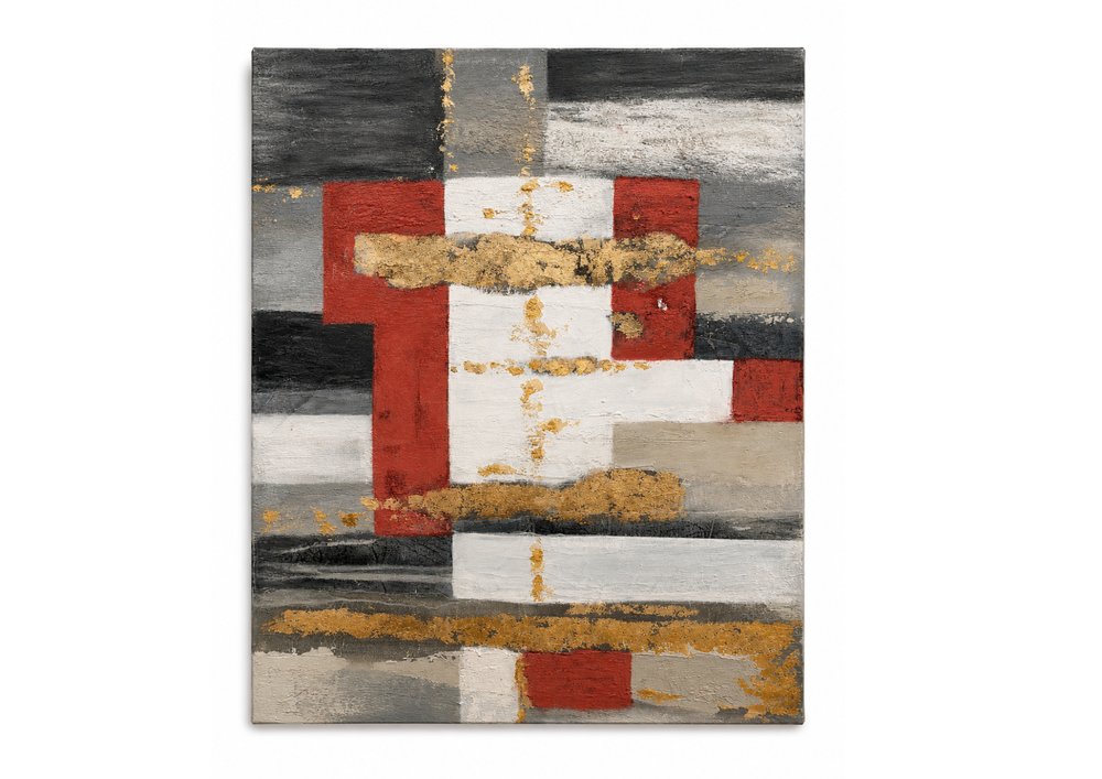 Abstract Geometric Painting