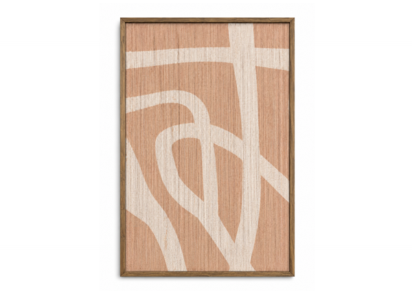Abstract Painting – Natural & White