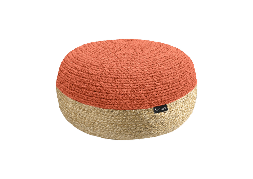 Guy Laroche Maya Terra Ottoman Pouf