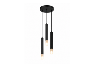 Modern Black Trio Pendant Light