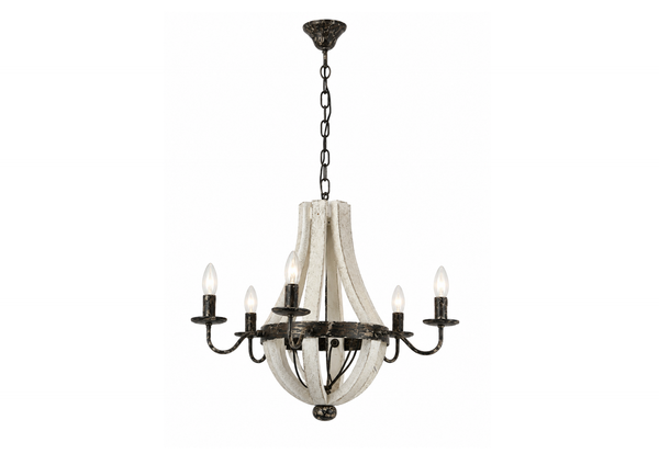 Vintage Distressed Farmhouse Chandelier