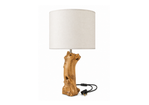 Rustic Root Wood Table Lamp