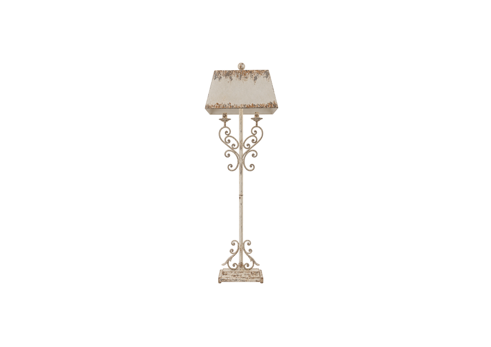 Weathered French Country Floor Lamp