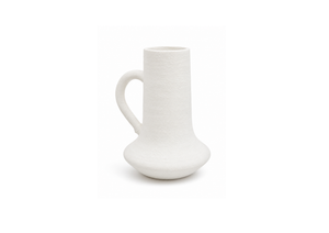 White Textured Decorative Vase