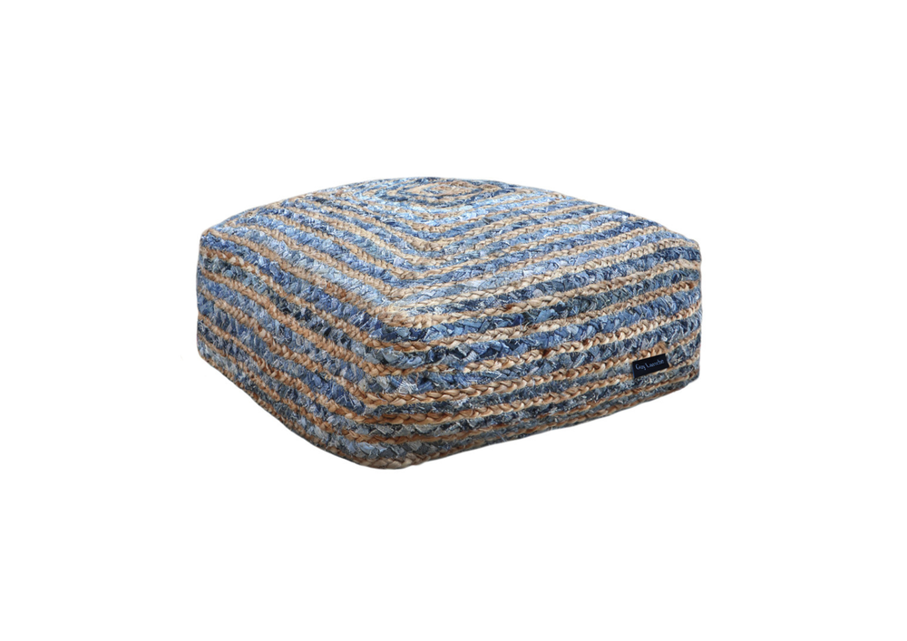 Guy Laroche Boho Denim Pouf