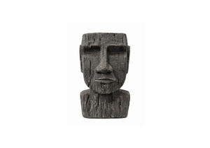 Rugged Abstract Stone Head Sculpture- Vase