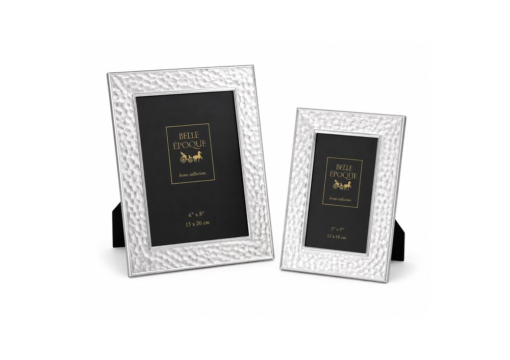 Hammered Silver Belle Époque Frames