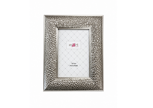 Silver Textured Photo Frame Product Shot