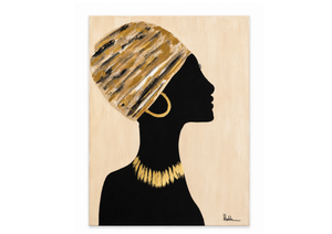 Black & Gold Portrait