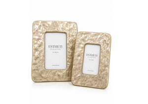 Textured Champagne Gold Picture Frames