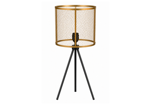 Gold & Black Tripod Table Lamp