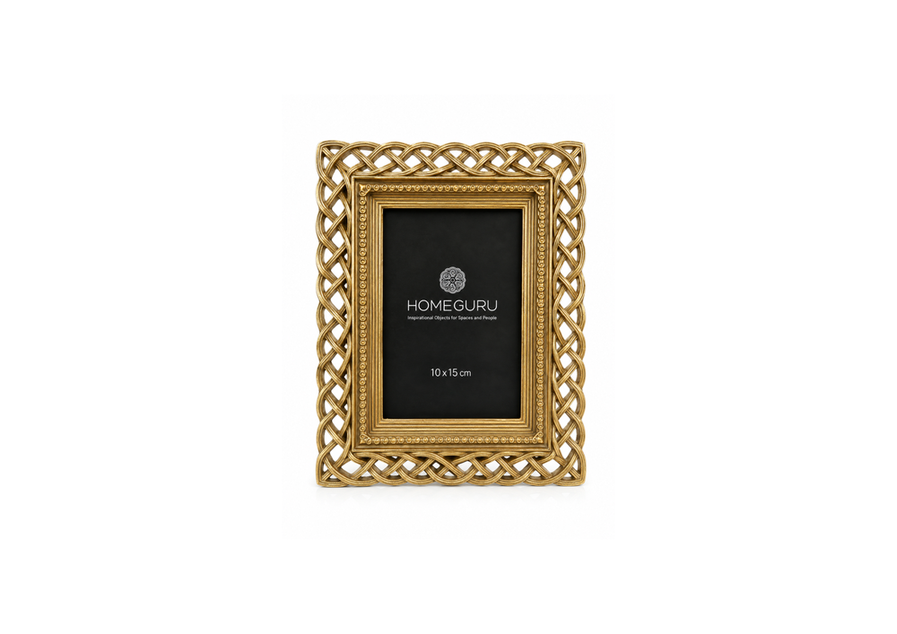 Ornate Gold Frame with Homeguru Insert